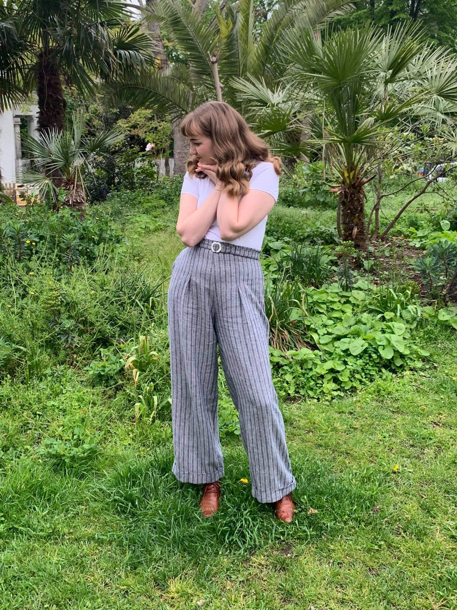 Wearing History Smooth Sailing trousers: making 1940s summer trousers –  Rachel makes